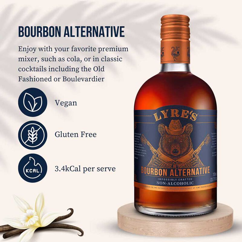 Lyre's Bourbon Alternative 0% 700ml image number 1