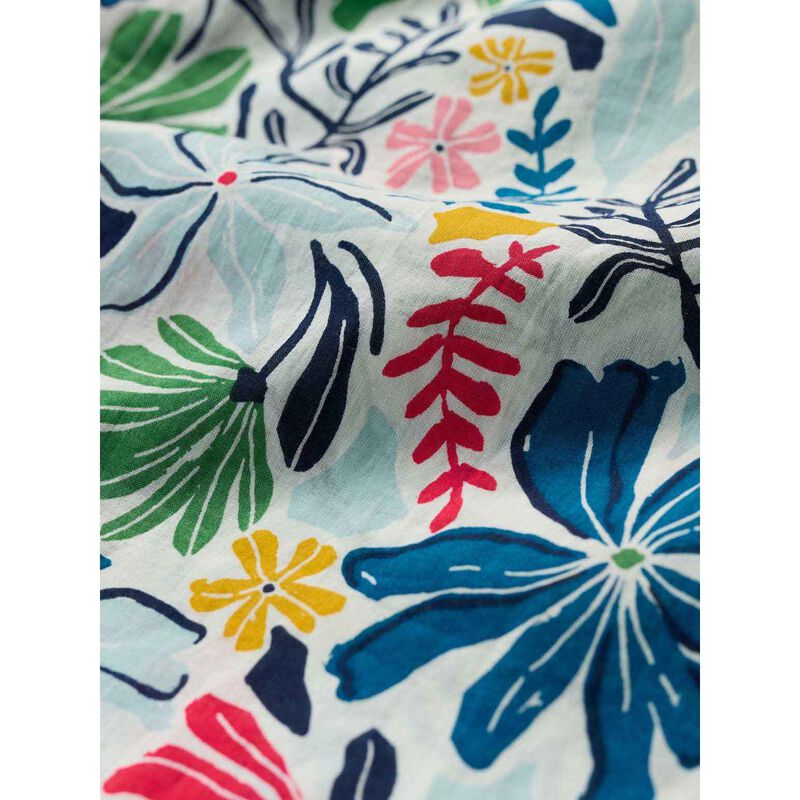 Seasalt Cornwall Op Art Tunic Seaweed Flower Chalk image number 2