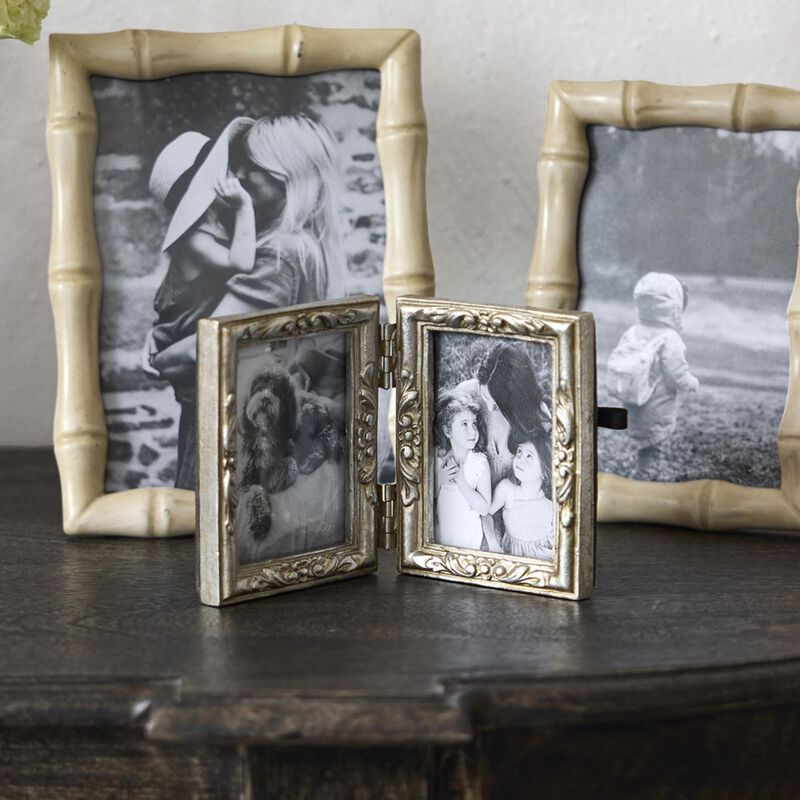 French Country Emma Double Photo Frame 2x3" image number 1