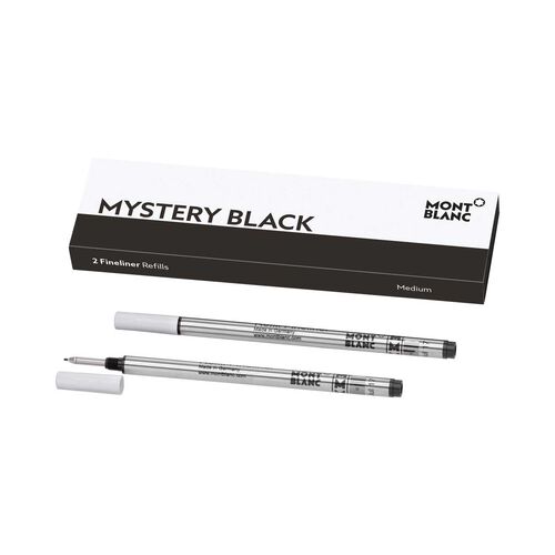 Montblanc Broad Fineliner Refills Mystery Black - 2 pack