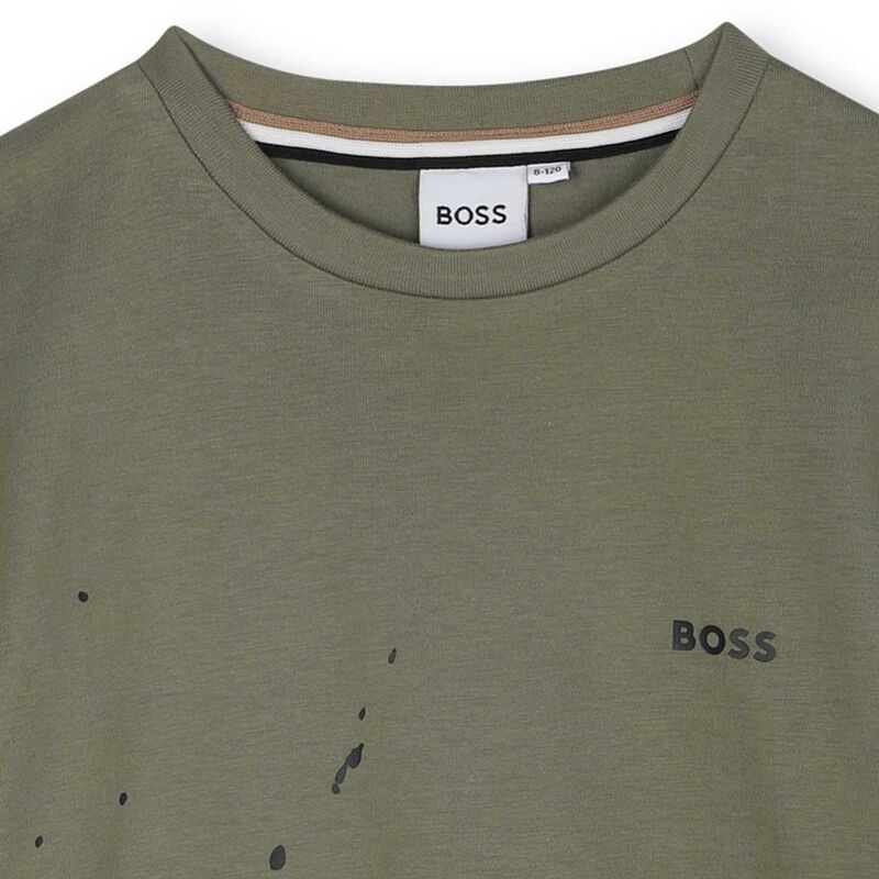BOSS Print LS Tee 8Y-10Y image number 3