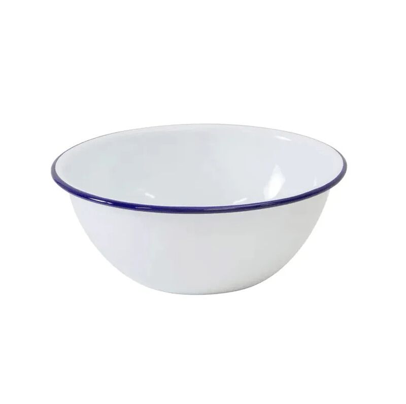 Falcon Enamelware Blue Rim Noodle Bowl 16cm image number 0