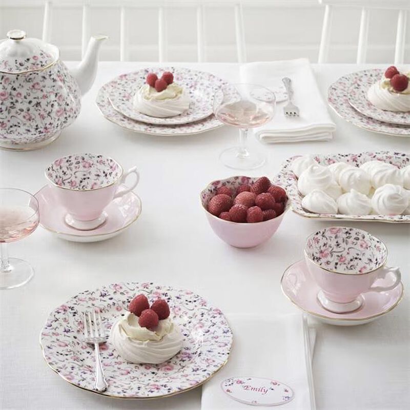 Royal Albert Rose Confetti 3 Piece Tea Set image number 1