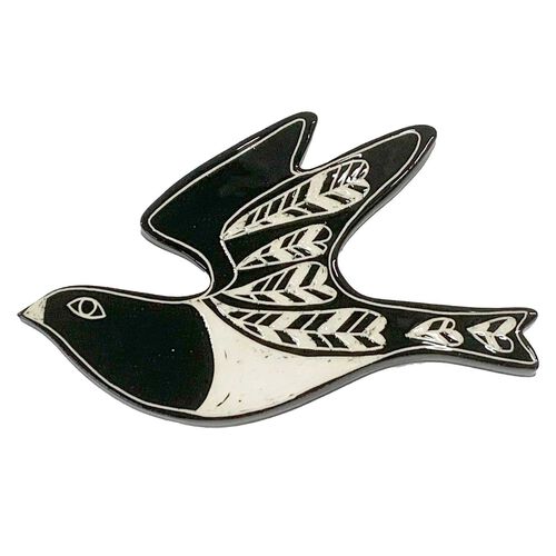 Borrowed Earth Ceramic Bird Large - Kereru