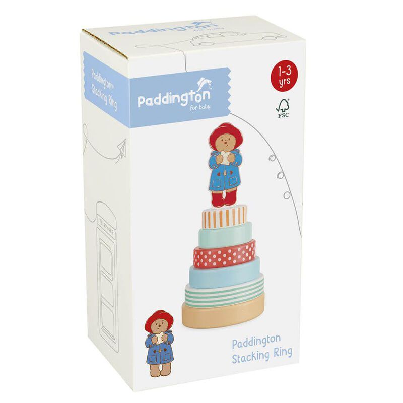 Paddington Bear Wooden Stacking Ring image number 2