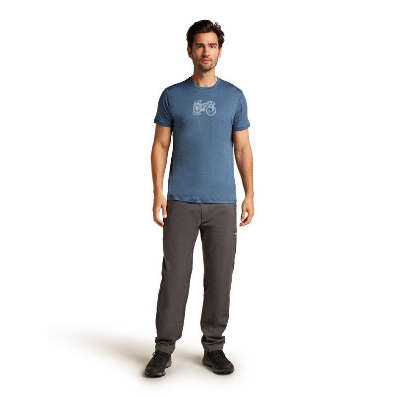 Icebreaker M Merino 150 Tech Lite SS Tee Adventure Ride image number 7