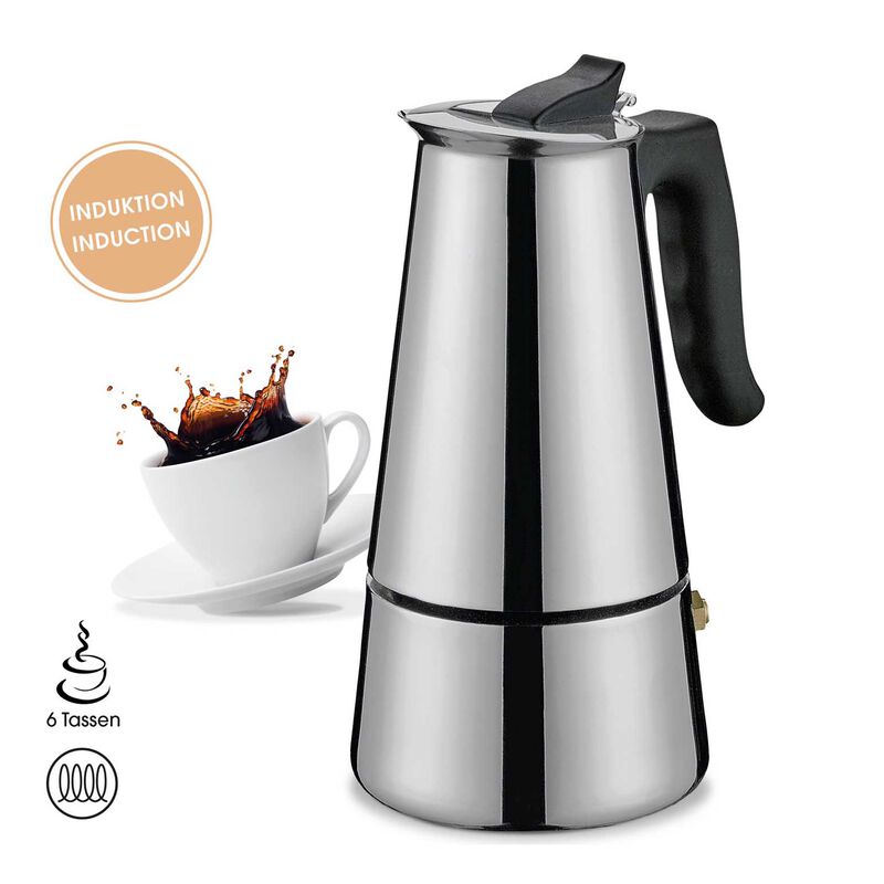 Zassenhaus Adriana Induction Stovetop Espresso Maker 6 Cup image number 3