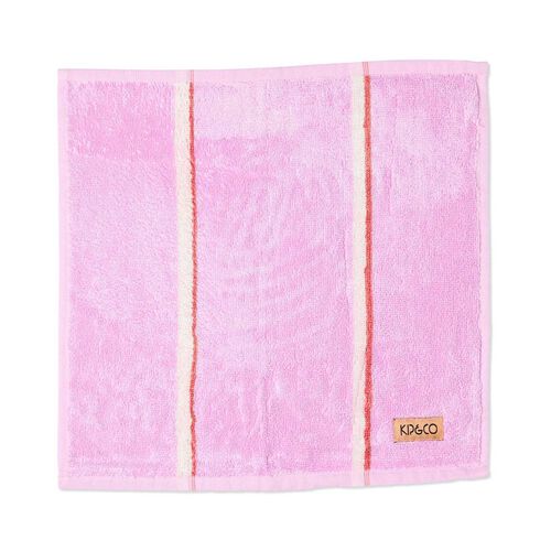 Kip&Co Lavender Field Stripe Bamboo Terry Face Washer