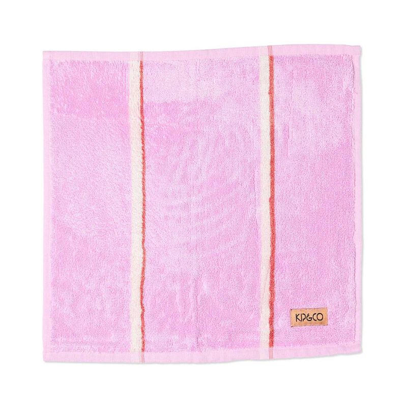 Kip&Co Lavender Field Stripe Bamboo Terry Face Washer image number 0