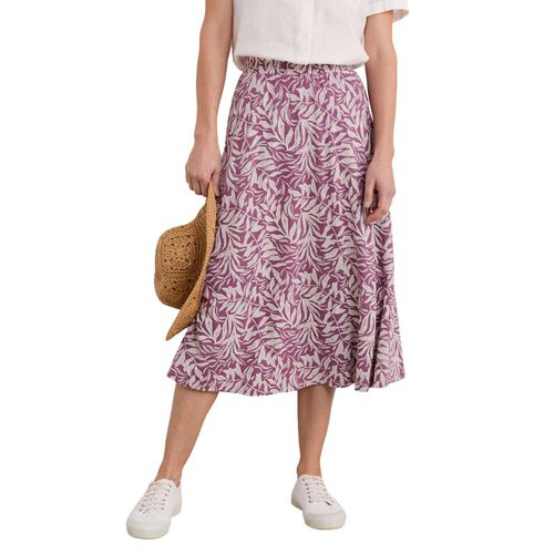 Seasalt Cornwall Orchard Skirt Dune Fronds Heather