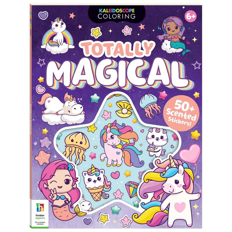 Hinkler&nbsp; Coloring Scented Stickers Totally Magical - Kaleidoscope image number 0