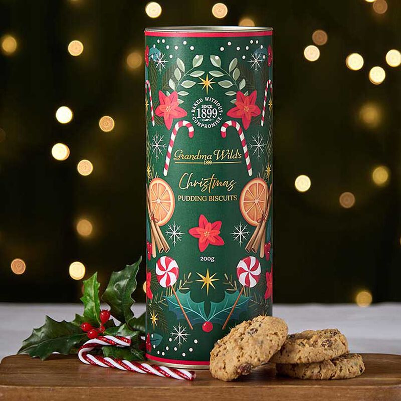 Grandma Wild's Christmas Candy Cane Tube 200g image number 0