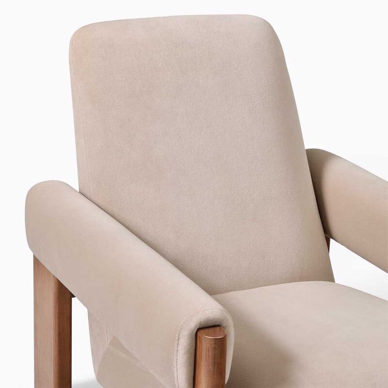 West Elm Nils Chair Clay image number 2