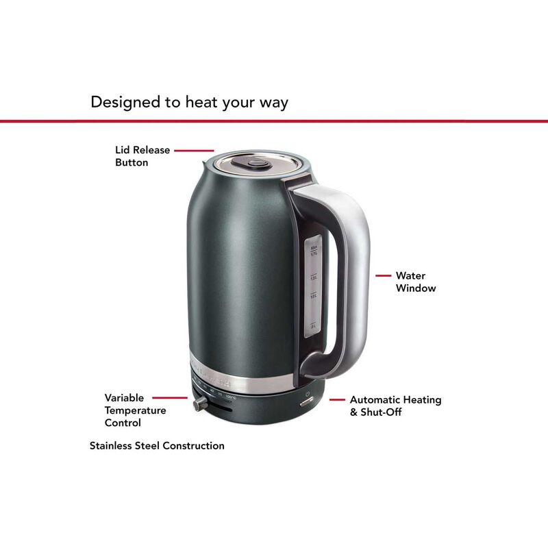 KitchenAid 1.7L Electric Kettle - Juniper image number 2
