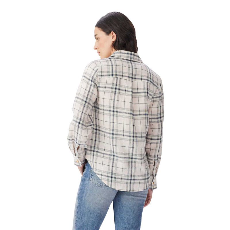 R.M. Williams Olney Check Linen Shirt image number 1