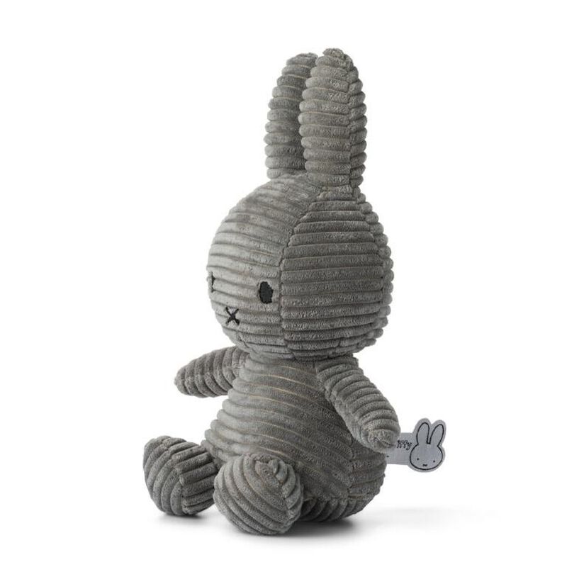 Miffy Sitting Corduroy Grey 23cm image number 2