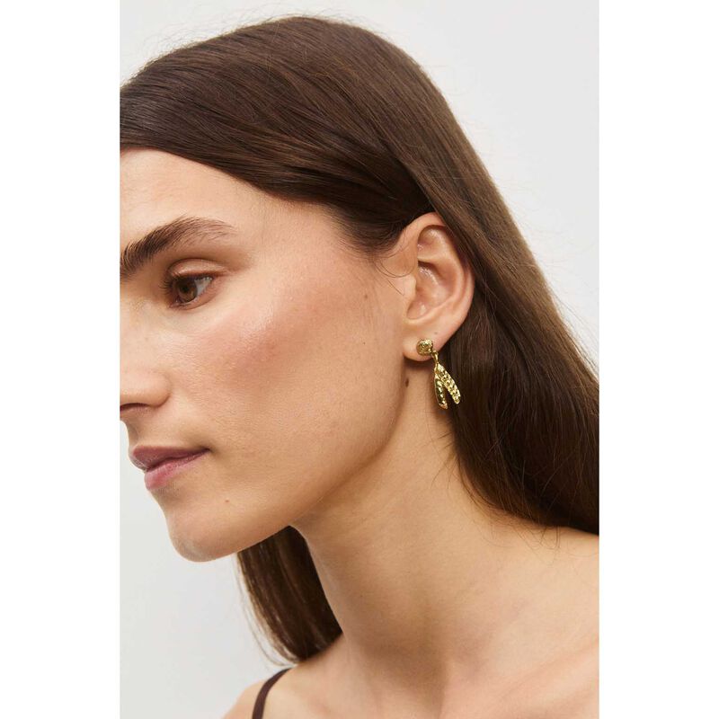 AL&Eacute;MAIS Tesori Pea Pod Drop Earrings image number 1