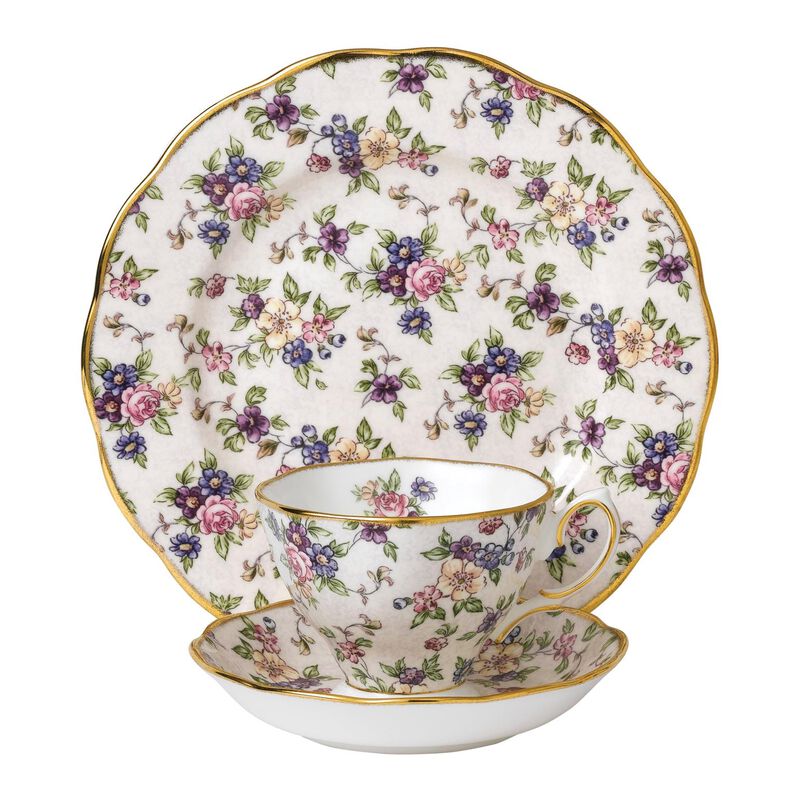 Royal Albert 100 Years Teaware Teacup, Saucer, Plate 1940 image number 0