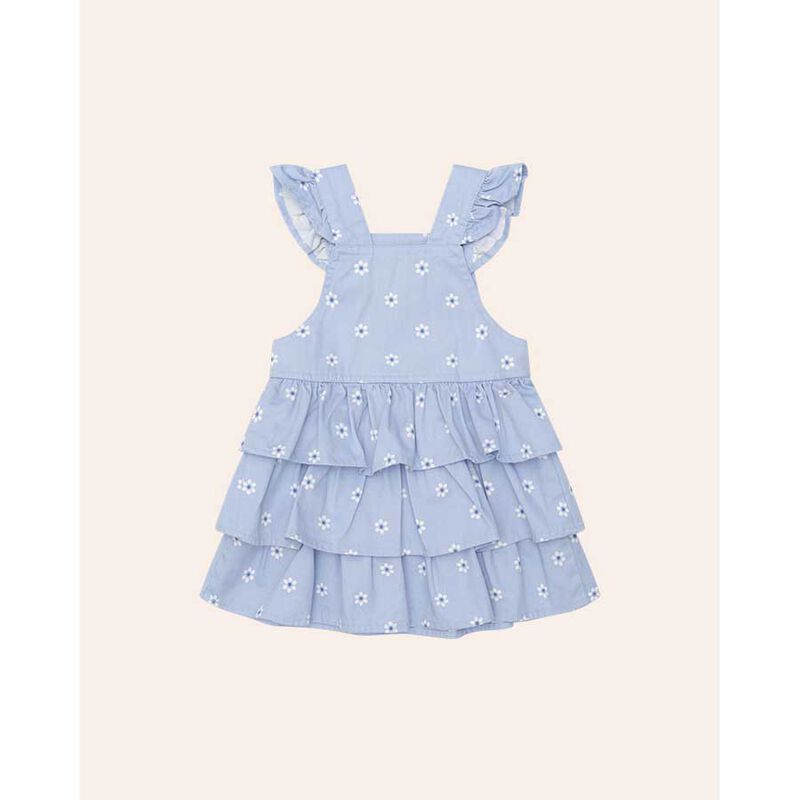Huxbaby Ditsy Floral Tiered Overall Dress 6M-2Y image number 1
