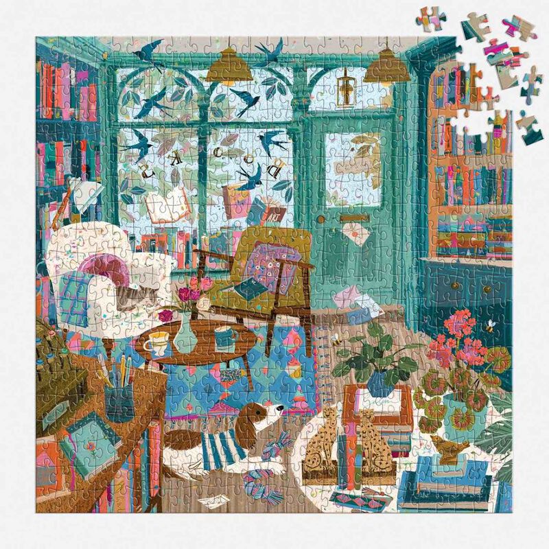 Galison Books of Wonder 500 Piece House Puzzle image number 1