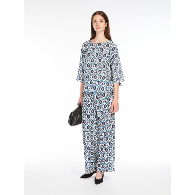 Weekend Max Mara Eusebio Printed Silk Pant image number 3