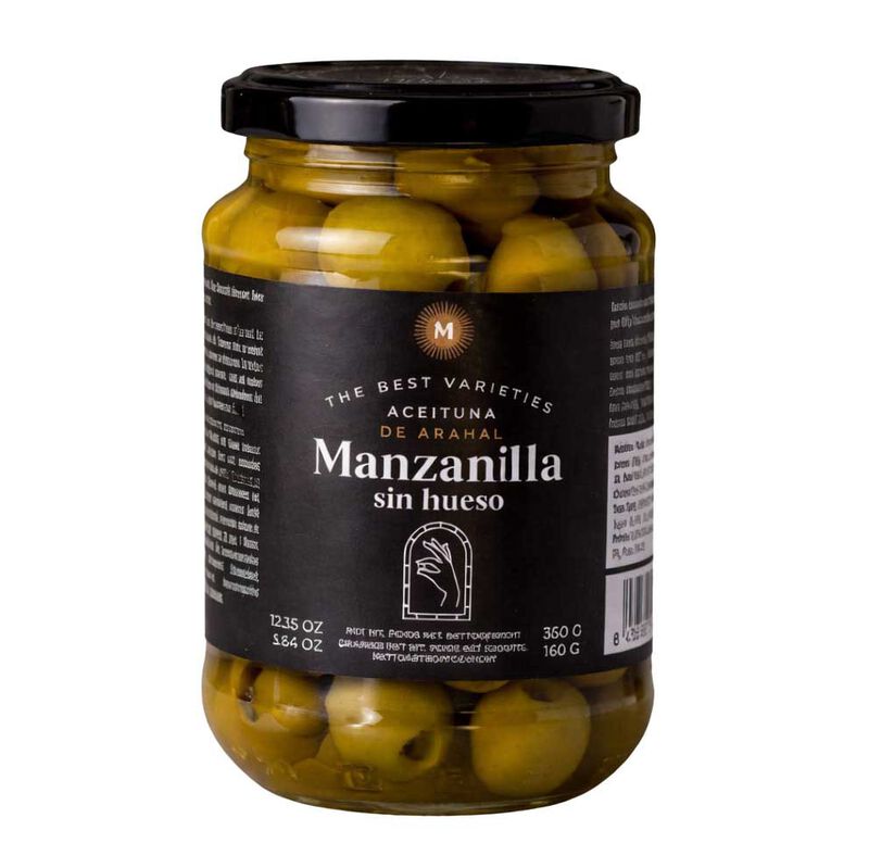 Triana Manzanilla Green Olives Pitted 370ml image number 0