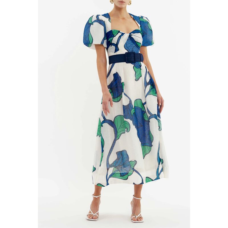 Rebecca Vallance Blue Ivy Midi Dress image number 3