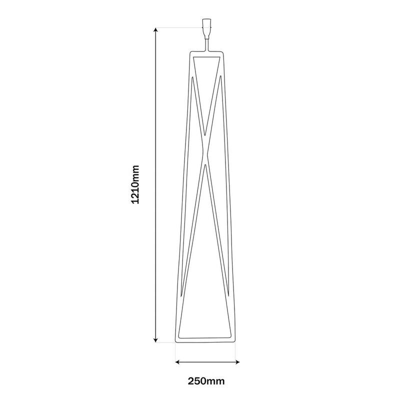 CC Interiors Newport Floor Lamp with Black shade image number 1