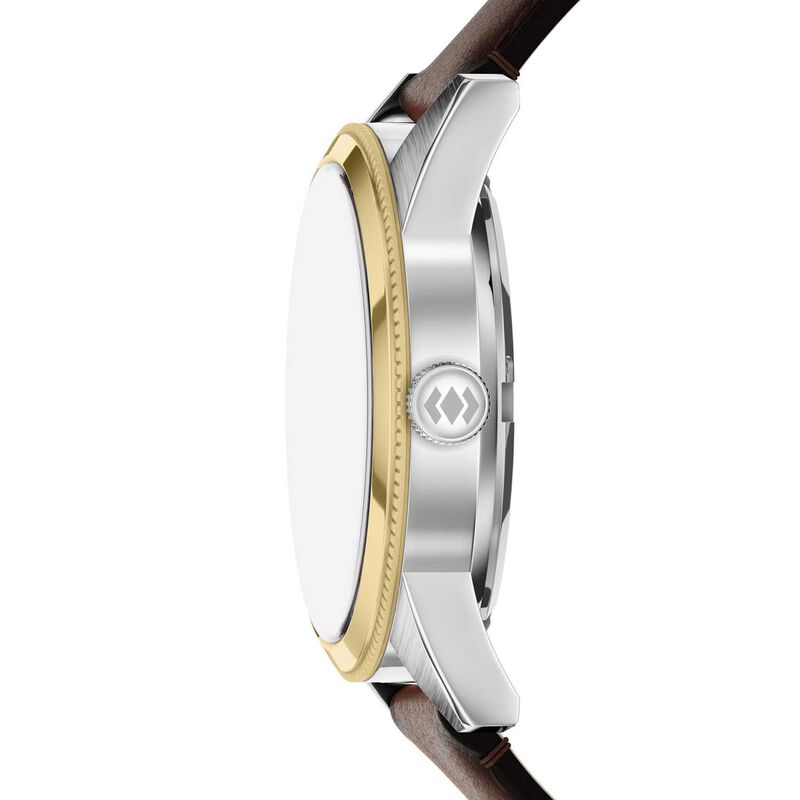 Fossil Pearson 42mm Multifunction Brown Leather Watch image number 2