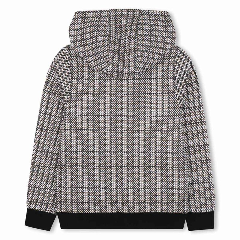 BOSS Patterned Hooded Sweatshirt 4Y-6Y image number 1