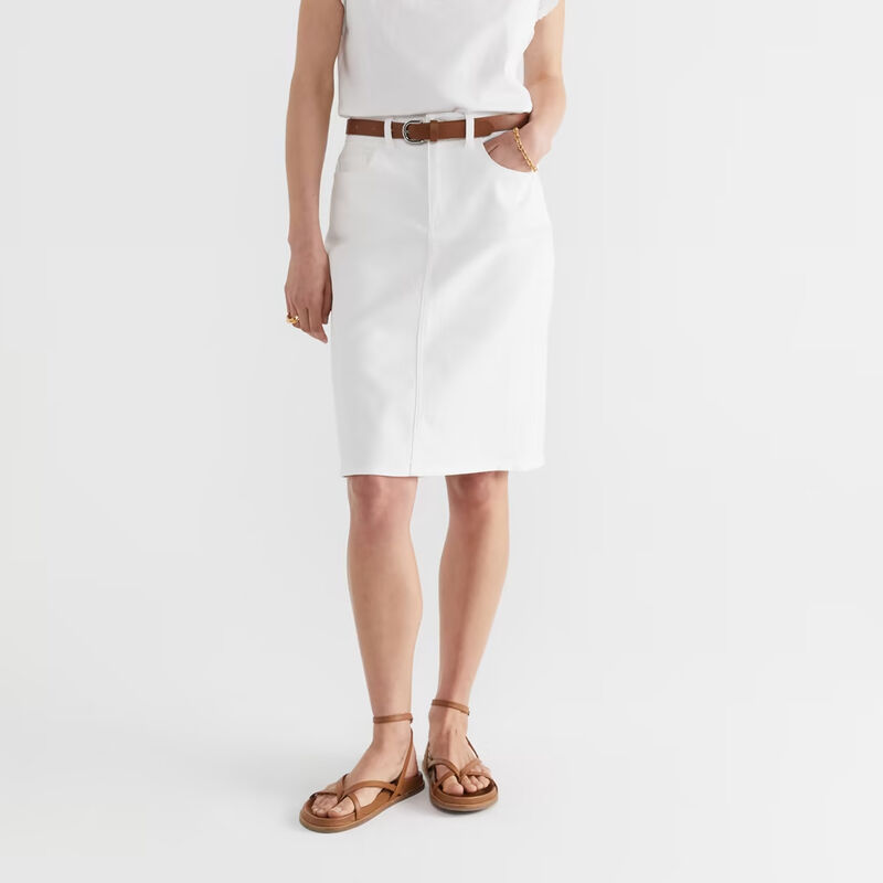 Sportscraft Brodie Denim Skirt image number 1