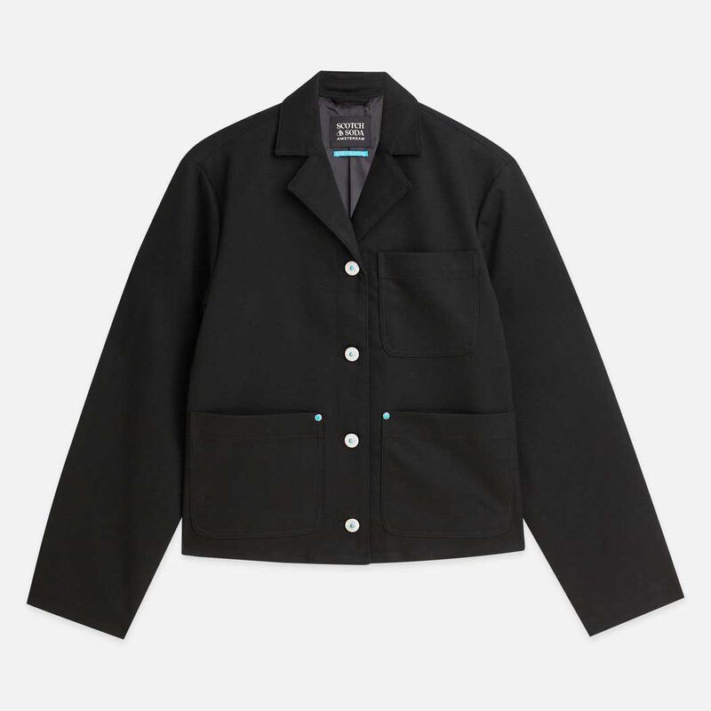 Scotch & Soda Western Detailed Trucker Jacket image number 2