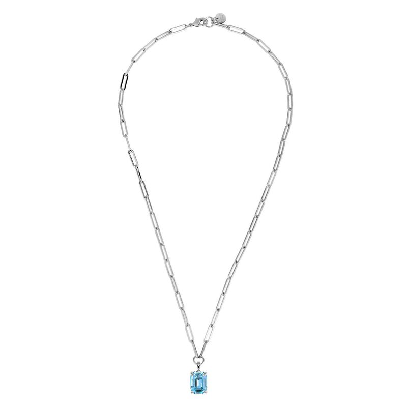 Dyrberg Kern Octa Ss Aqua Necklace image number 2