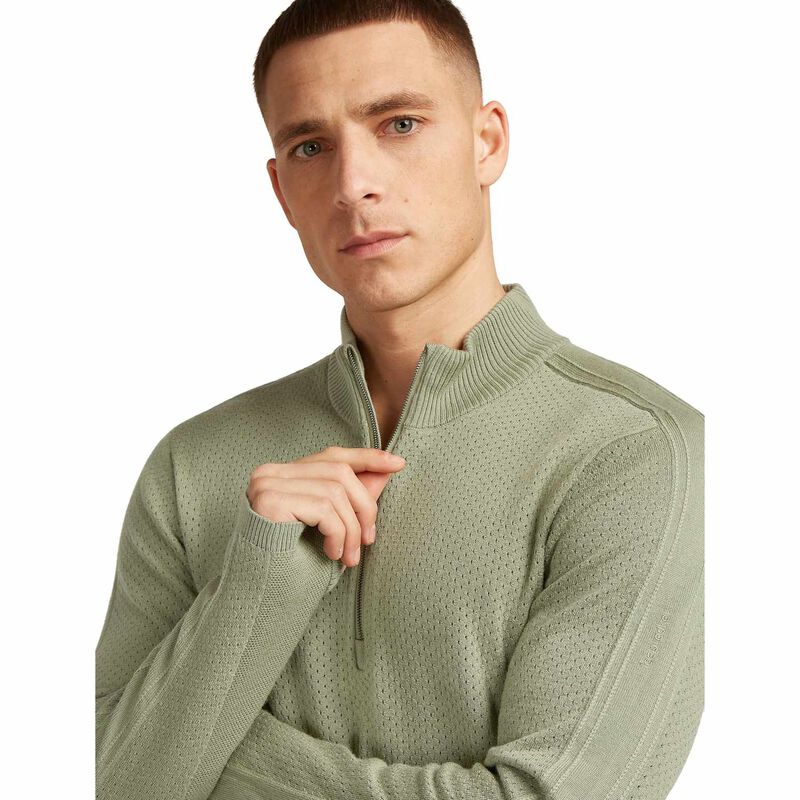 Icebreaker M Merino Icebreaker Anniversary Original LS Half Zip image number 10