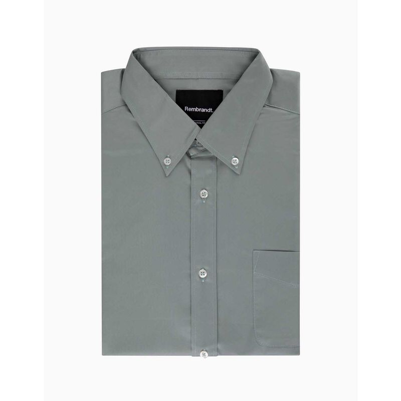 Rembrandt Ohope Sage Green Twill Shirt image number 2