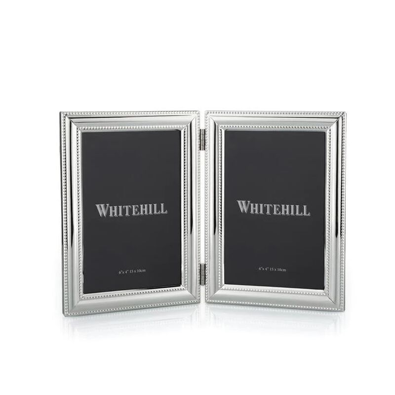 Whitehill Silver Plated Double Bead Frame 10 x 15cm image number 0