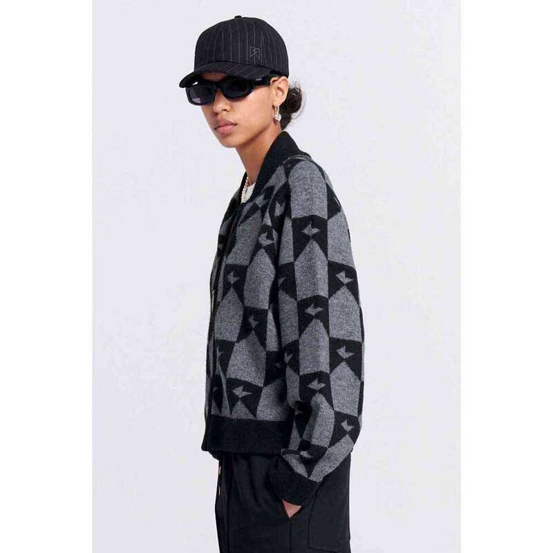 Karen Walker Monogram Knit Bomber image number 2