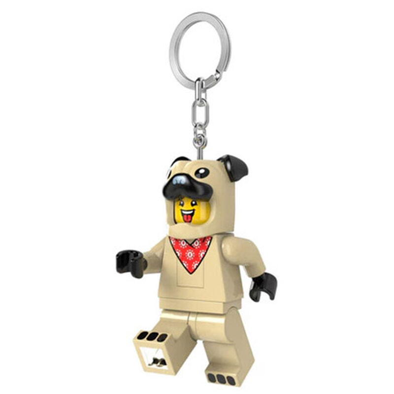 LEGO Minifigure Light Keyring Pug image number 0
