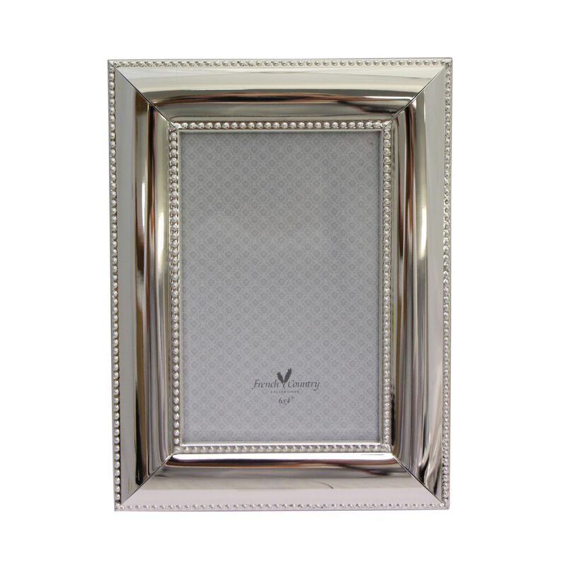 French Country Silver Pearl Photo Frame 6x4" image number 0