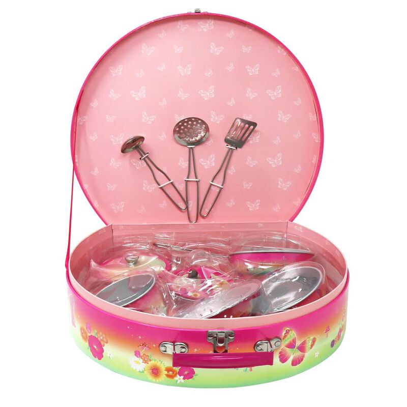 Pink Poppy Rainbow Butterfly Cooking Set in Carry Case image number 2