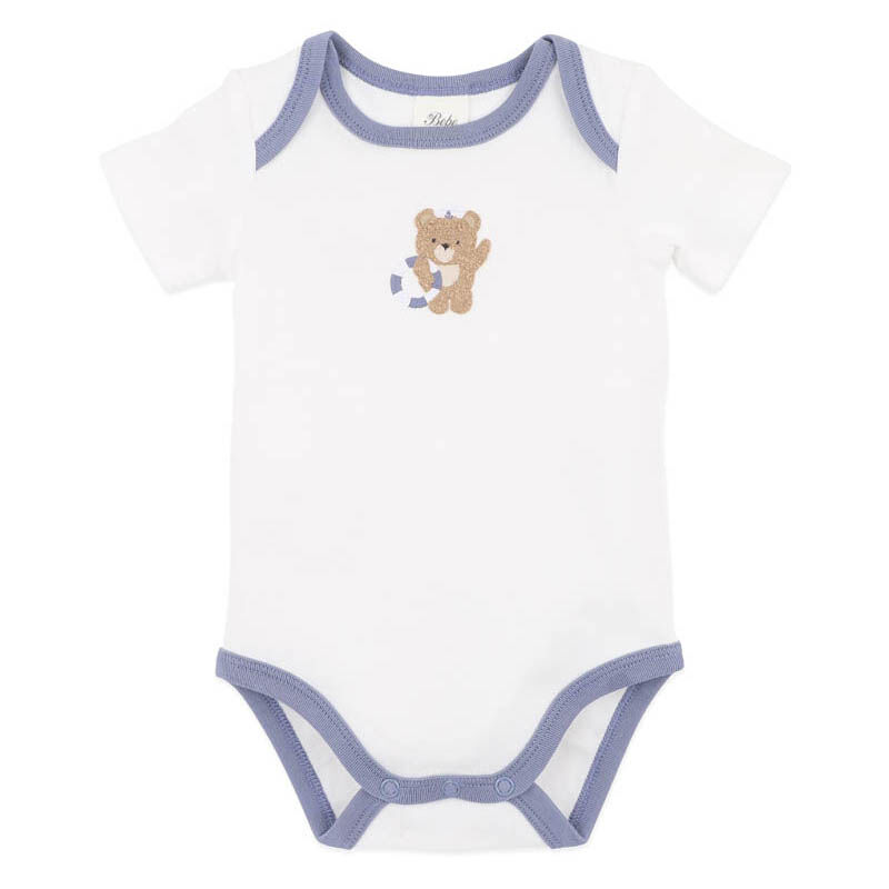Bébé Axel Sailor Bear Organic Bodysuit image number 0
