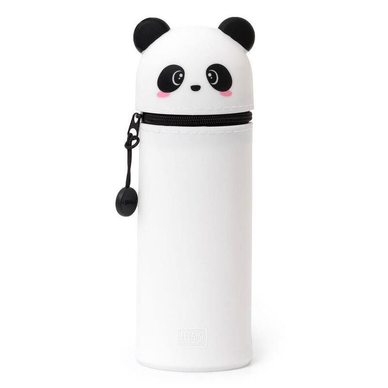Legami Kawaii 2-In-1 Soft Silicone Panda Pencil Case image number 0
