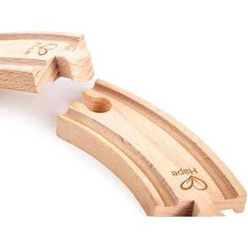 Hape Track 4Pcs Short Straight image number 3