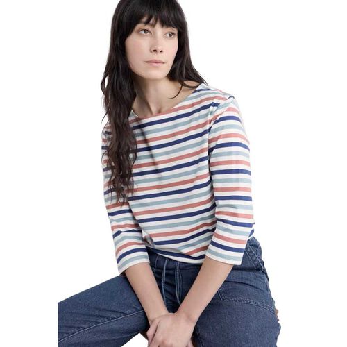 Seasalt Cornwall Sailor Top Tri Mini Cornish Chalk Rose Dew