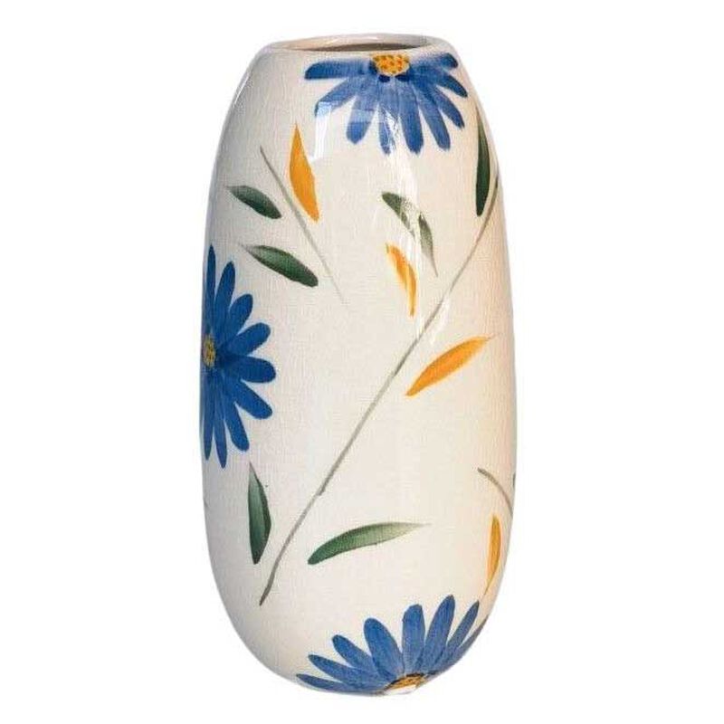 Urban Products Maxine Floral Vase Blue & Green 20cm image number 0