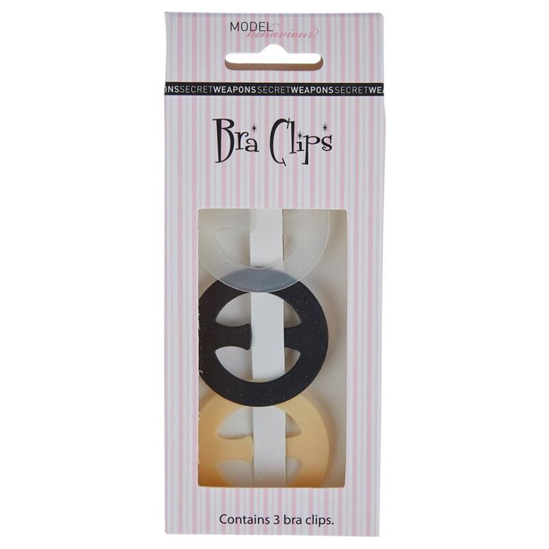 Secret Weapons Bra Clips 3 Pack Assorted image number 0