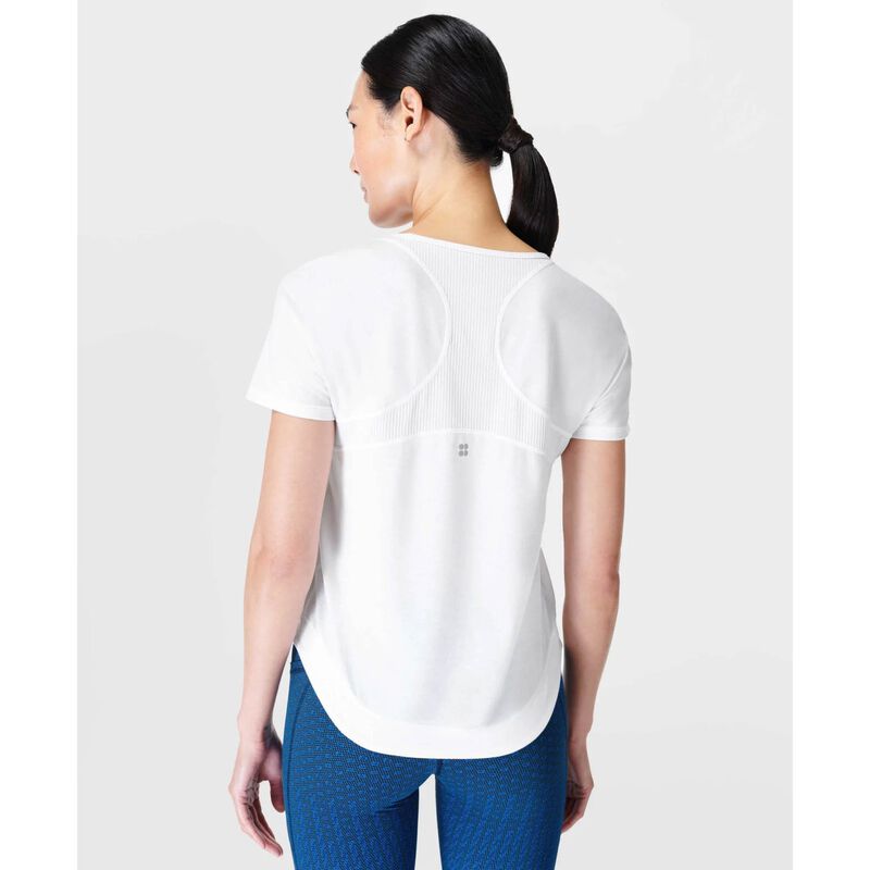 Sweaty Betty Breathe Easy T-Shirt White image number 1