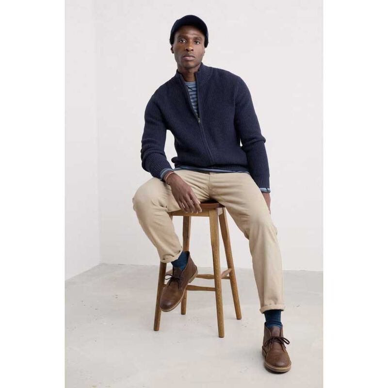 Seasalt Cornwall Mens Mainmast Cardigan Maritime image number 3