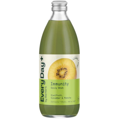 Barker's Kiwifruit, Cucumber & Matcha Immunity Daily Shot 490ml