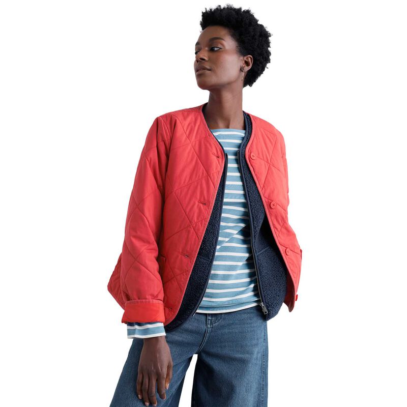 Seasalt Cornwall Swift Barn Jacket - Tomato image number 0